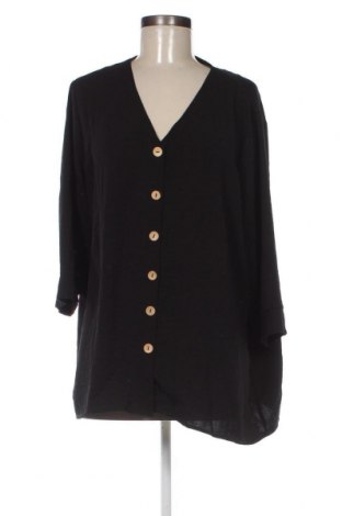 Γυναικείο πουκάμισο Ladies, Μέγεθος XL, Χρώμα Μαύρο, Τιμή 13,14 €