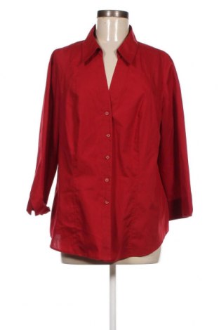 Γυναικείο πουκάμισο Marks & Spencer, Μέγεθος XXL, Χρώμα Κόκκινο, Τιμή 8,40 €
