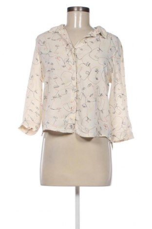 Γυναικείο πουκάμισο Monki, Μέγεθος S, Χρώμα  Μπέζ, Τιμή 15,46 €