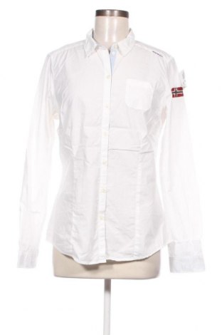 Дамска риза Napapijri, Размер L, Цвят Бял, Цена 44,57 лв.