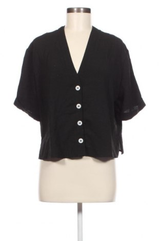 Γυναικείο πουκάμισο New Look, Μέγεθος L, Χρώμα Μαύρο, Τιμή 8,81 €