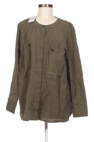 Γυναικείο πουκάμισο Oviesse, Μέγεθος XXL, Χρώμα Πράσινο, Τιμή 8,04 €