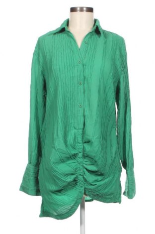Γυναικείο πουκάμισο Pretty Little Thing, Μέγεθος XS, Χρώμα Πράσινο, Τιμή 15,46 €