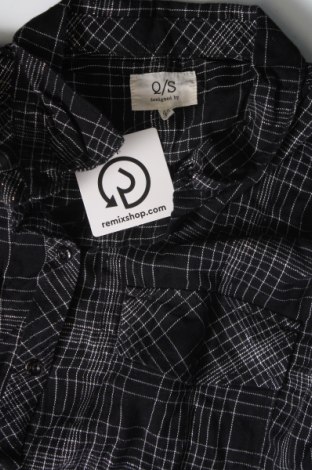 Γυναικείο πουκάμισο Q/S by S.Oliver, Μέγεθος L, Χρώμα Μαύρο, Τιμή 10,30 €