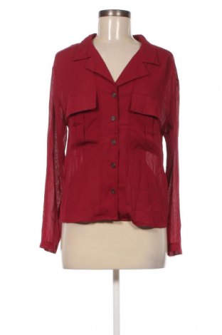 Γυναικείο πουκάμισο SHEIN, Μέγεθος S, Χρώμα Κόκκινο, Τιμή 15,46 €
