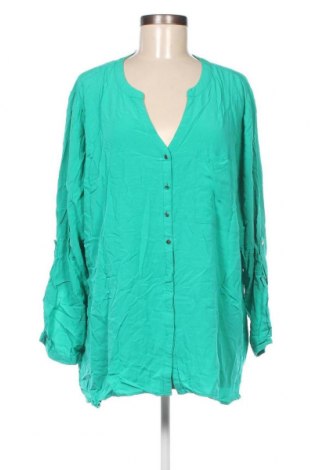 Γυναικείο πουκάμισο Seppala, Μέγεθος 3XL, Χρώμα Πράσινο, Τιμή 9,28 €