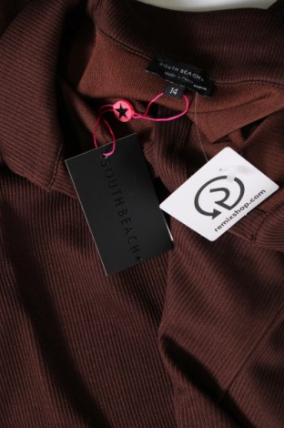 Γυναικείο πουκάμισο South Beach, Μέγεθος L, Χρώμα Καφέ, Τιμή 13,89 €