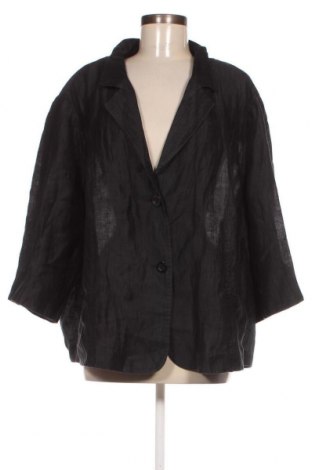 Γυναικείο πουκάμισο Ulla Popken, Μέγεθος 5XL, Χρώμα Μαύρο, Τιμή 10,43 €