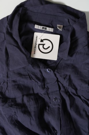 Дамска риза Uniqlo, Размер L, Цвят Син, Цена 34,00 лв.