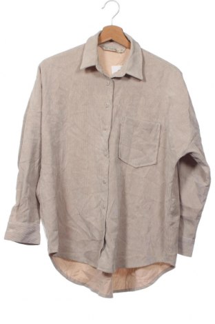 Γυναικείο πουκάμισο Zara, Μέγεθος XS, Χρώμα  Μπέζ, Τιμή 16,70 €