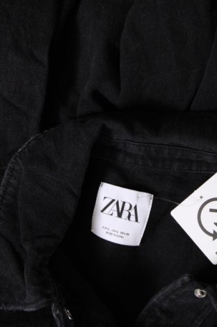 Дамска риза Zara, Размер L, Цвят Черен, Цена 27,00 лв.