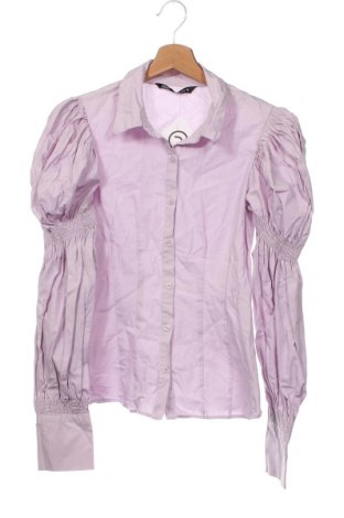 Дамска риза Zara, Размер S, Цвят Лилав, Цена 30,87 лв.