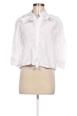 Γυναικείο πουκάμισο Zara, Μέγεθος M, Χρώμα Λευκό, Τιμή 22,17 €