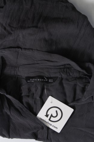 Дамска риза Zara, Размер M, Цвят Сив, Цена 5,40 лв.
