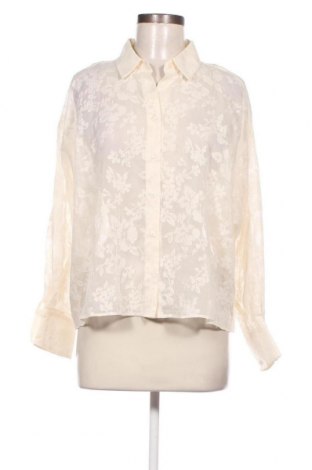 Дамска риза Zara, Размер M, Цвят Екрю, Цена 54,75 лв.