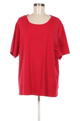 Дамска тениска, Размер 4XL, Цвят Червен, Цена 13,04 лв.