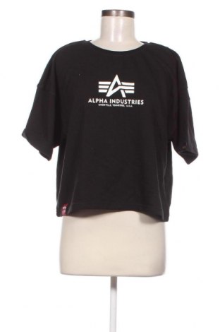 Дамска тениска Alpha Industries, Размер XL, Цвят Черен, Цена 62,00 лв.