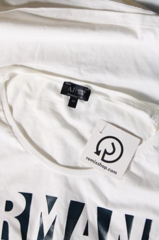 Γυναικείο t-shirt Armani Jeans, Μέγεθος L, Χρώμα Λευκό, Τιμή 34,78 €