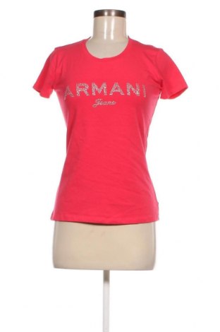 Дамска тениска Armani Jeans, Размер L, Цвят Розов, Цена 40,69 лв.