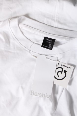 Damen T-Shirt Bershka, Größe L, Farbe Weiß, Preis 11,00 €