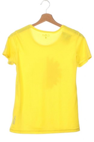 Γυναικείο t-shirt CMP, Μέγεθος XS, Χρώμα Κίτρινο, Τιμή 8,00 €