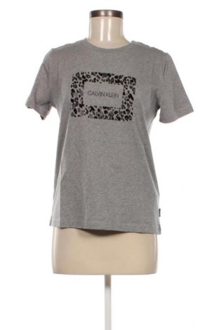 Дамска тениска Calvin Klein, Размер S, Цвят Сив, Цена 77,00 лв.