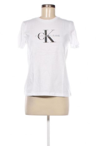 Дамска тениска Calvin Klein Jeans, Размер XS, Цвят Бял, Цена 62,00 лв.