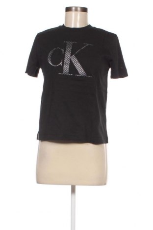 Дамска тениска Calvin Klein Jeans, Размер S, Цвят Черен, Цена 62,00 лв.