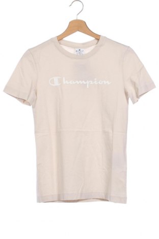 Γυναικείο t-shirt Champion, Μέγεθος XS, Χρώμα  Μπέζ, Τιμή 18,56 €