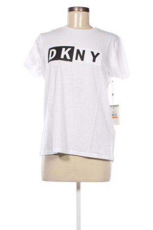 Γυναικείο t-shirt DKNY, Μέγεθος S, Χρώμα Λευκό, Τιμή 37,11 €