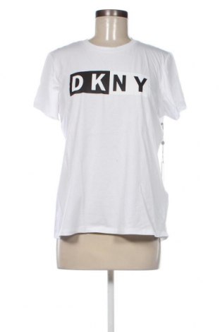Γυναικείο t-shirt DKNY, Μέγεθος M, Χρώμα Λευκό, Τιμή 37,11 €
