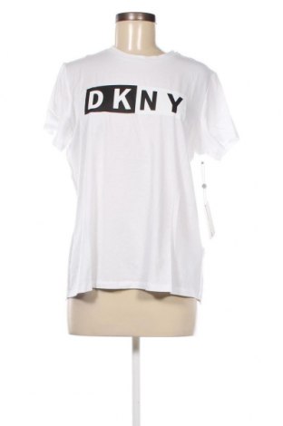 Γυναικείο t-shirt DKNY, Μέγεθος M, Χρώμα Λευκό, Τιμή 22,27 €