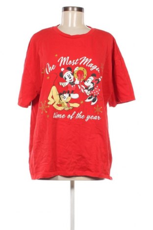 Damski T-shirt Disney, Rozmiar L, Kolor Czerwony, Cena 29,74 zł