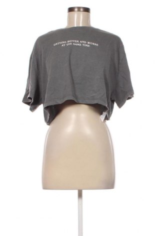 Γυναικείο t-shirt Even&Odd, Μέγεθος L, Χρώμα Γκρί, Τιμή 10,82 €