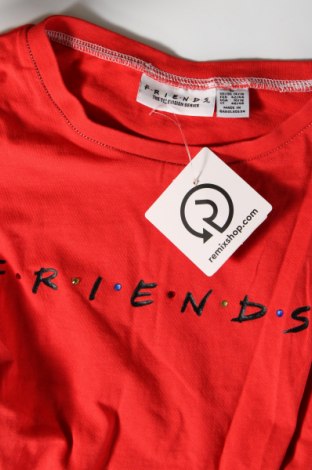 Damski T-shirt Friends, Rozmiar L, Kolor Czerwony, Cena 36,78 zł