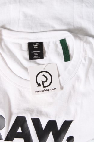Γυναικείο t-shirt G-Star Raw, Μέγεθος XXS, Χρώμα Λευκό, Τιμή 22,16 €
