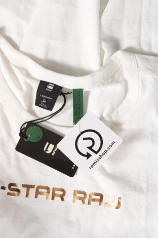 Γυναικείο t-shirt G-Star Raw, Μέγεθος XL, Χρώμα Λευκό, Τιμή 22,16 €