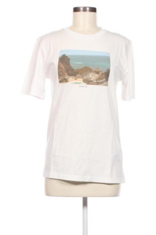 Γυναικείο t-shirt Gina Tricot, Μέγεθος XS, Χρώμα Λευκό, Τιμή 8,79 €