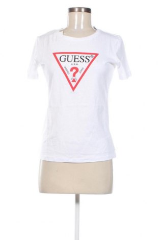 Damen T-Shirt Guess, Größe S, Farbe Weiß, Preis 22,27 €