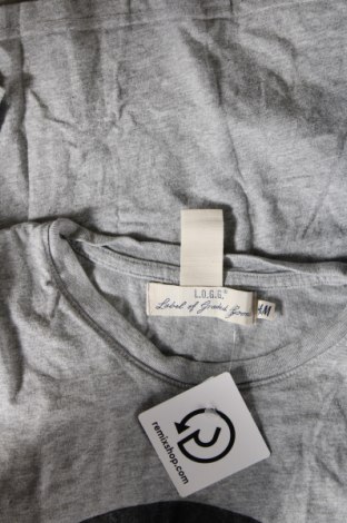 Damen T-Shirt H&M L.O.G.G., Größe M, Farbe Grau, Preis 9,00 €