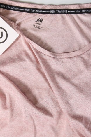 Дамска тениска H&M Sport, Размер XS, Цвят Розов, Цена 16,86 лв.