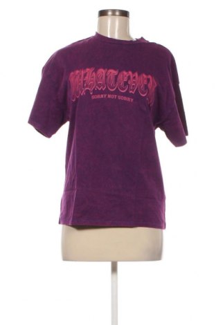 Γυναικείο t-shirt Jennyfer, Μέγεθος XXS, Χρώμα Βιολετί, Τιμή 6,49 €