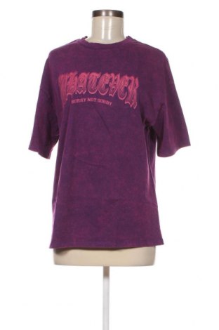 Γυναικείο t-shirt Jennyfer, Μέγεθος S, Χρώμα Βιολετί, Τιμή 10,82 €