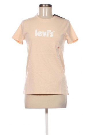 Damski T-shirt Levi's, Rozmiar S, Kolor Beżowy, Cena 165,26 zł