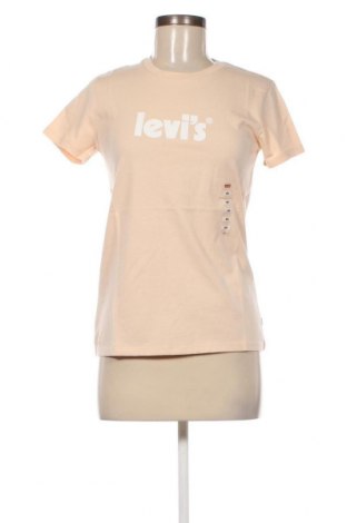 Damski T-shirt Levi's, Rozmiar XS, Kolor Beżowy, Cena 165,26 zł