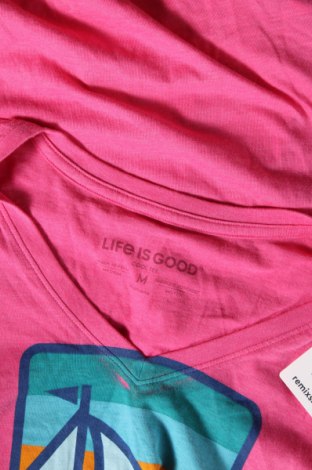 Dámske tričko Life Is Good, Veľkosť M, Farba Ružová, Cena  56,27 €
