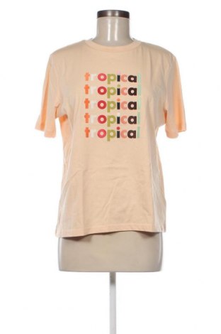 Γυναικείο t-shirt Maison Scotch, Μέγεθος S, Χρώμα  Μπέζ, Τιμή 22,27 €
