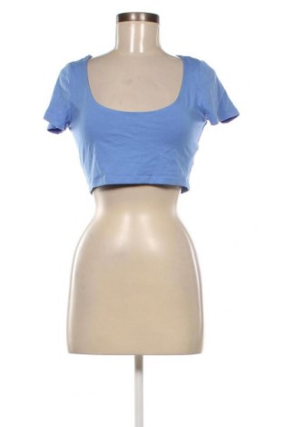 Γυναικείο t-shirt Monki, Μέγεθος M, Χρώμα Μπλέ, Τιμή 7,42 €