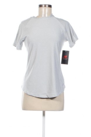 Γυναικείο t-shirt New Balance, Μέγεθος S, Χρώμα Γκρί, Τιμή 19,18 €