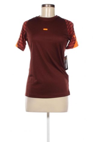 Γυναικείο t-shirt Nike, Μέγεθος S, Χρώμα Καφέ, Τιμή 19,18 €